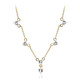 White Topaz Silver Necklace