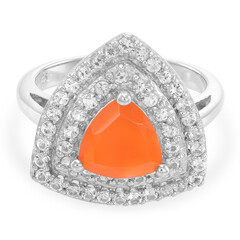 Carnelian Silver Ring