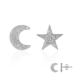 Zircon Silver Earrings