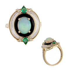 14K AAA Welo Opal Gold Ring (CIRARI)