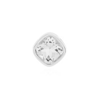 White Topaz Silver Pendant