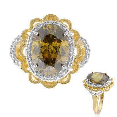 9K Bulgarian Sphalerite Gold Ring