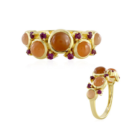 Chocolate Moonstone Silver Ring (KM by Juwelo)
