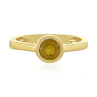 Madagascar Yellow Sapphire Silver Ring