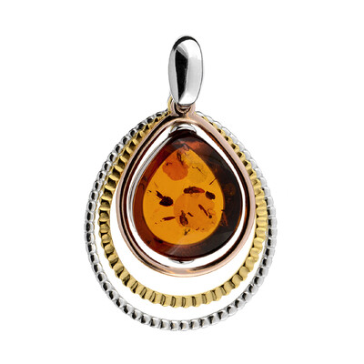 Baltic Amber Silver Pendant (dagen)