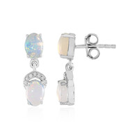 Welo Opal Silver Earrings