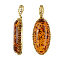 Baltic Amber Silver Pendant