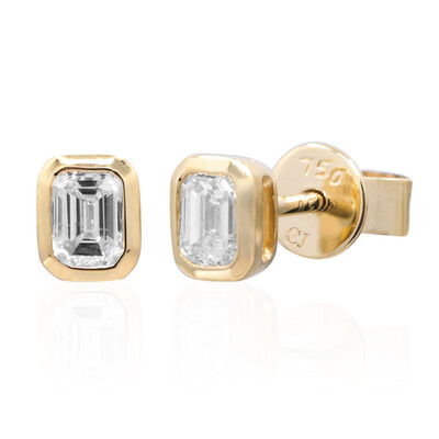 18K SI1 (H) Diamond Gold Earrings (CIRARI)