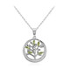 Burmese Peridot Silver Necklace