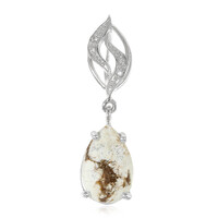 Magnesite Silver Pendant