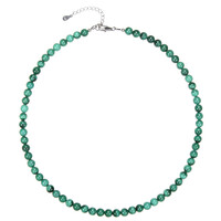 Malachite Silver Necklace
