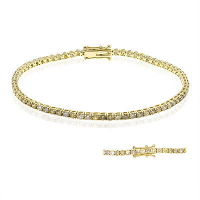 14K SI2 Fancy Diamond Gold Bracelet (CIRARI)
