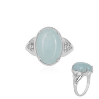 Aquamarine Silver Ring