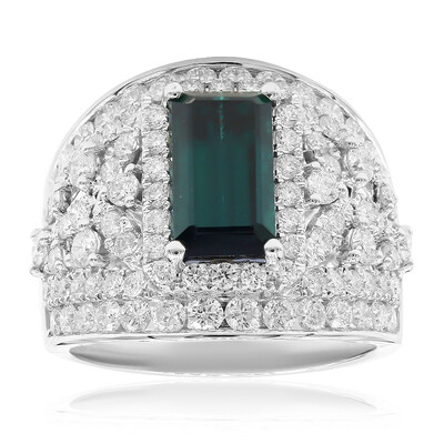 14K Indicolite Gold Ring (CIRARI)