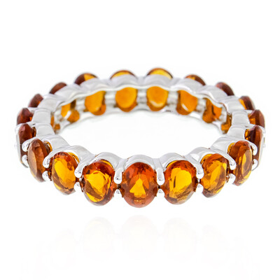 Madeira Citrine Silver Ring