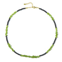 Black Hematite Silver Necklace