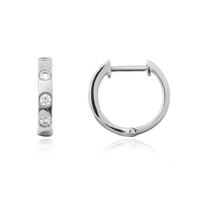 Flawless (F) Diamond Platinium Earrings (LUCENT DIAMONDS)