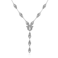Zircon Silver Necklace