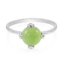 Imperial Chrysoprase Silver Ring