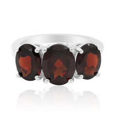 Mozambique Garnet Silver Ring