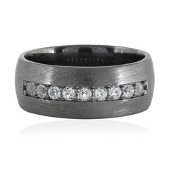 White Topaz Silver Ring