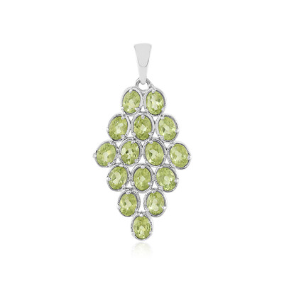Peridot Silver Pendant