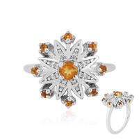 Citrine Silver Ring