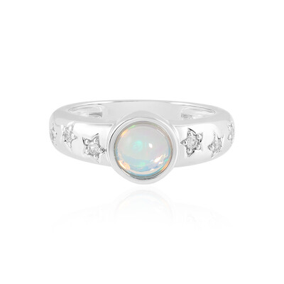 Welo Opal Silver Ring
