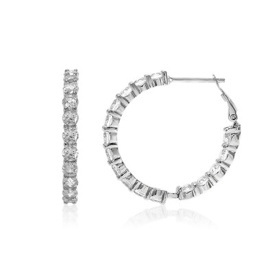 Zircon Silver Earrings