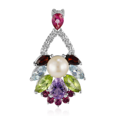 Amethyst Silver Pendant