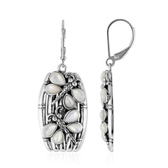 Mother of Pearl Silver Earrings (Art of Nature)