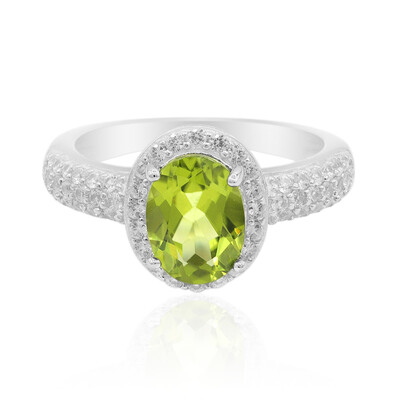 Peridot Silver Ring