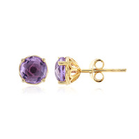 Amethyst Silver Earrings