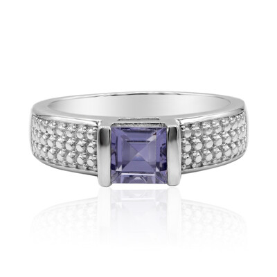 Iolite Silver Ring