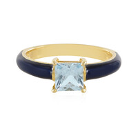 Sky Blue Topaz Silver Ring