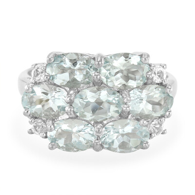 Bauchi Aquamarine Silver Ring