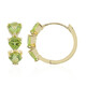 Burmese Peridot Silver Earrings