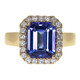 18K AAA Tanzanite Gold Ring (CIRARI)