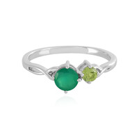 Green Onyx Silver Ring
