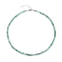 Emerald Silver Necklace