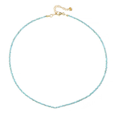 Blue Apatite Silver Necklace