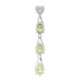 Cuprian Tourmaline Silver Pendant