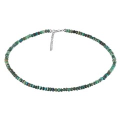 Chrysokolla Silver Necklace