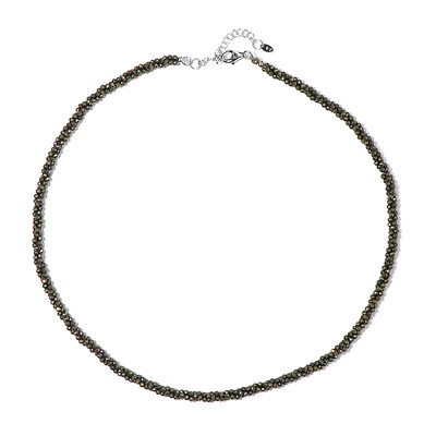 Pyrite Silver Necklace