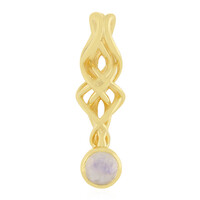 Rainbow Moonstone Silver Pendant