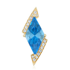 9K Marambaia Topaz Gold Pendant