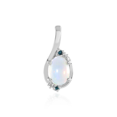 Welo Opal Silver Pendant
