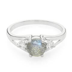 Romanian Spectrolite Silver Ring
