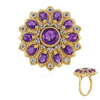 Amethyst Silver Ring