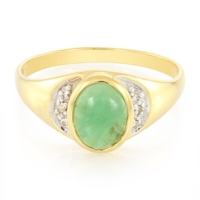 Imperial Chrysoprase Silver Ring